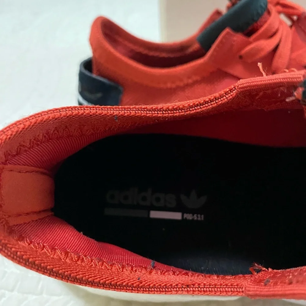 Red and White Adidas Athletic Sneakers - Picture 8 of 8